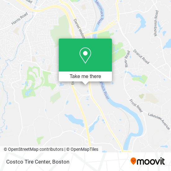 Mapa de Costco Tire Center