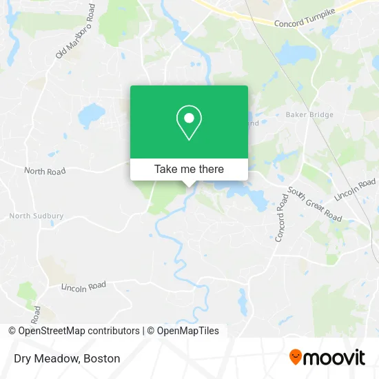 Dry Meadow map