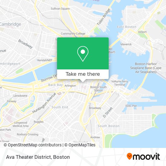 Ava Theater District map