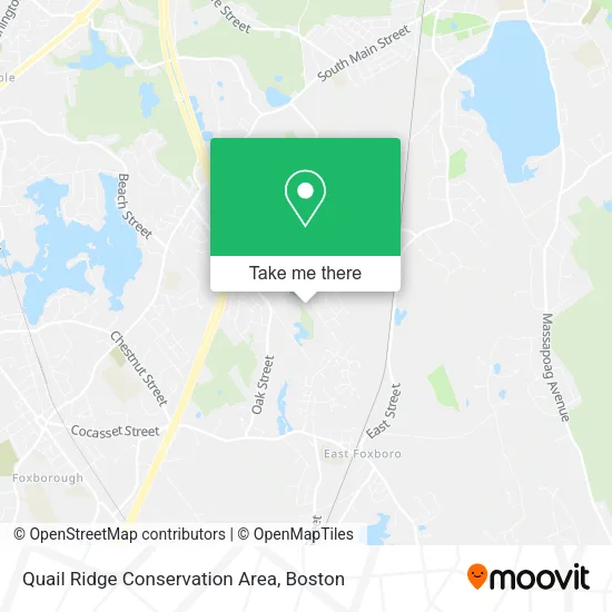 Quail Ridge Conservation Area map