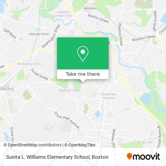 Sunita L. Williams Elementary School map