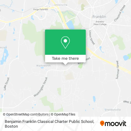 Benjamin Franklin Classical Charter Public School map