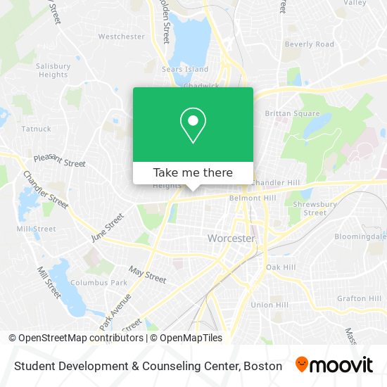 Mapa de Student Development & Counseling Center