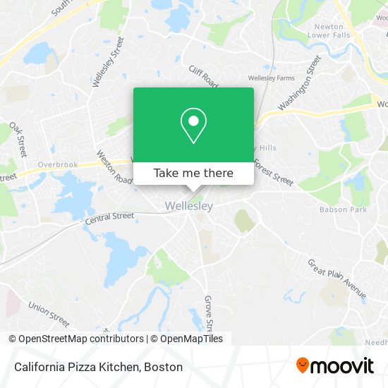 California Pizza Kitchen map