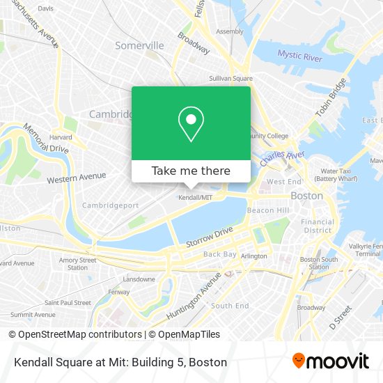 Mapa de Kendall Square at Mit: Building 5