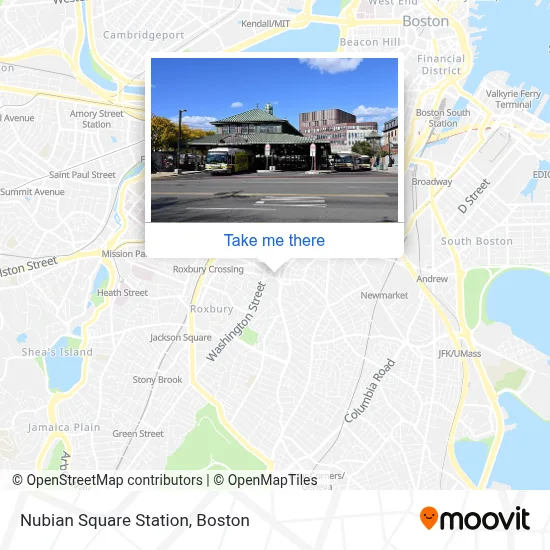 Nubian Square Station map