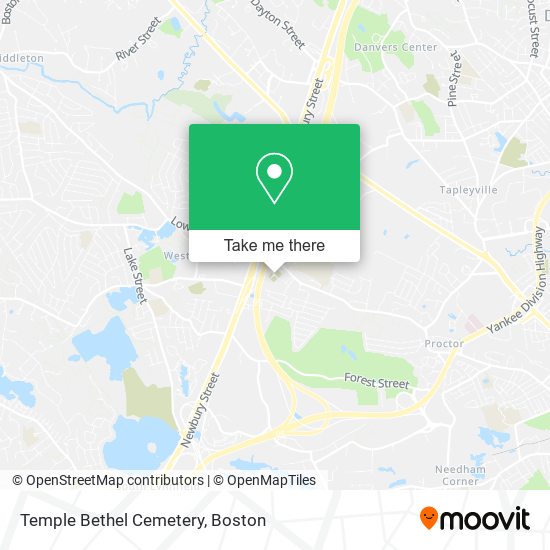 Temple Bethel Cemetery map