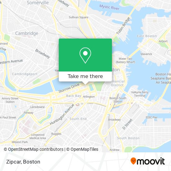 Zipcar map