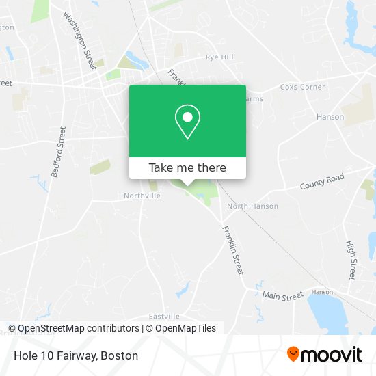 Hole 10 Fairway map