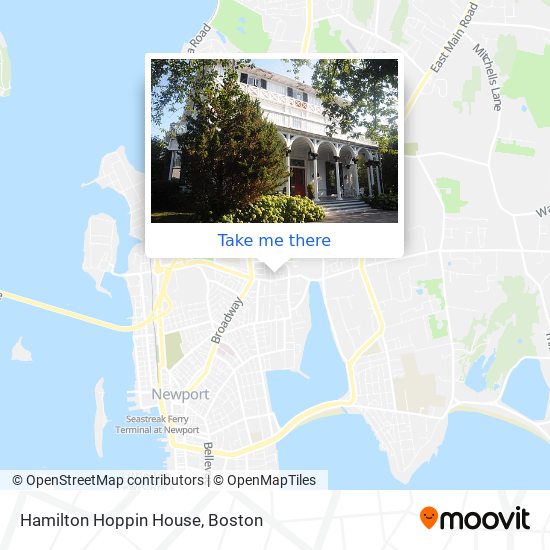 Mapa de Hamilton Hoppin House