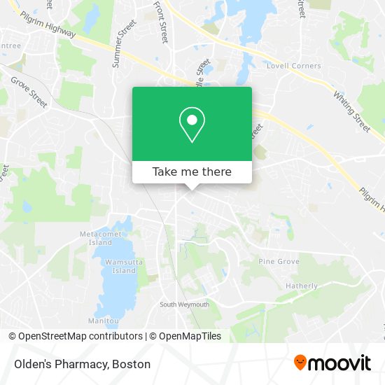Mapa de Olden's Pharmacy