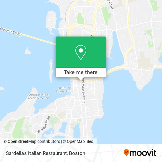 Mapa de Sardella's Italian Restaurant