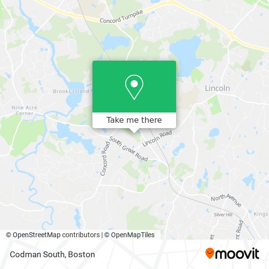 Codman South map