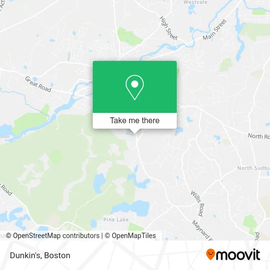 Dunkin's map