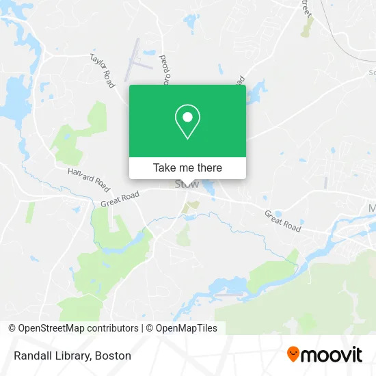 Randall Library map