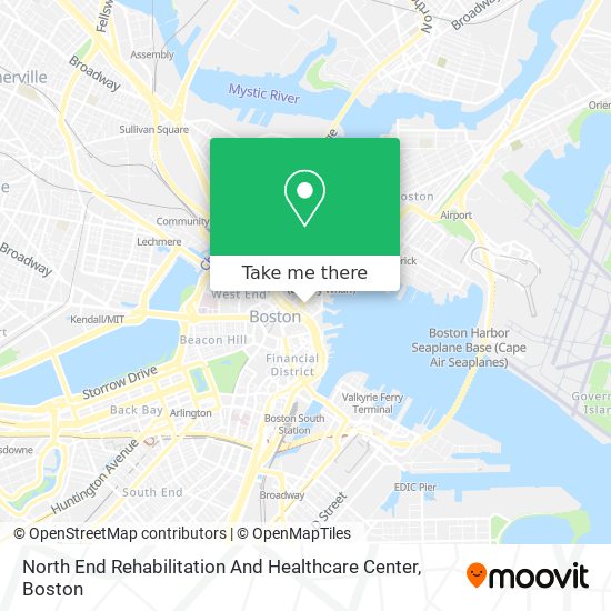 Mapa de North End Rehabilitation And Healthcare Center