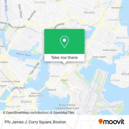 Pfc James J. Curry Square map