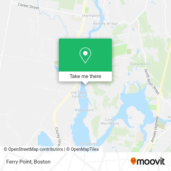 Ferry Point map