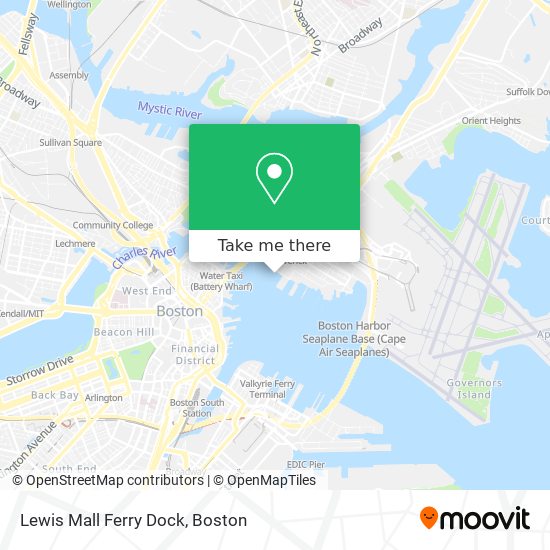Lewis Mall Ferry Dock map