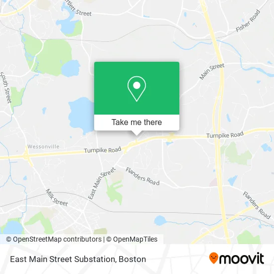East Main Street Substation map