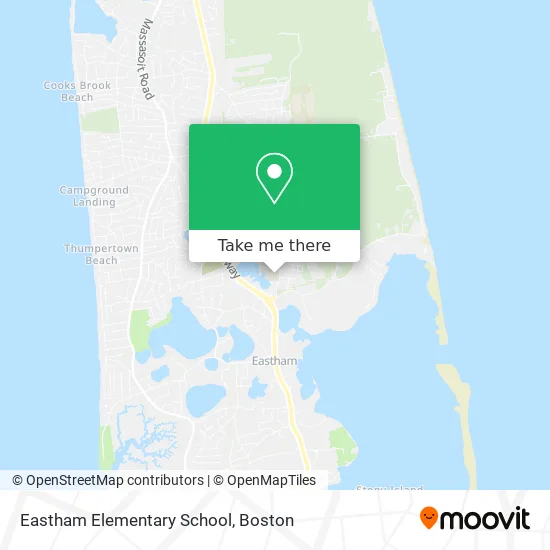 Eastham Elementary School map
