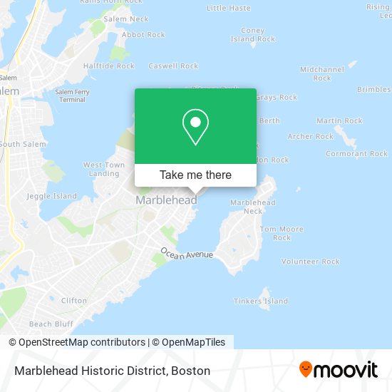 Marblehead Historic District map