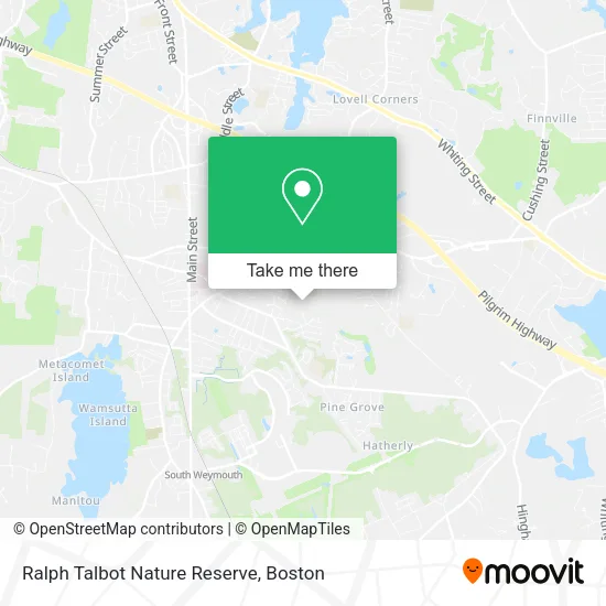 Ralph Talbot Nature Reserve map