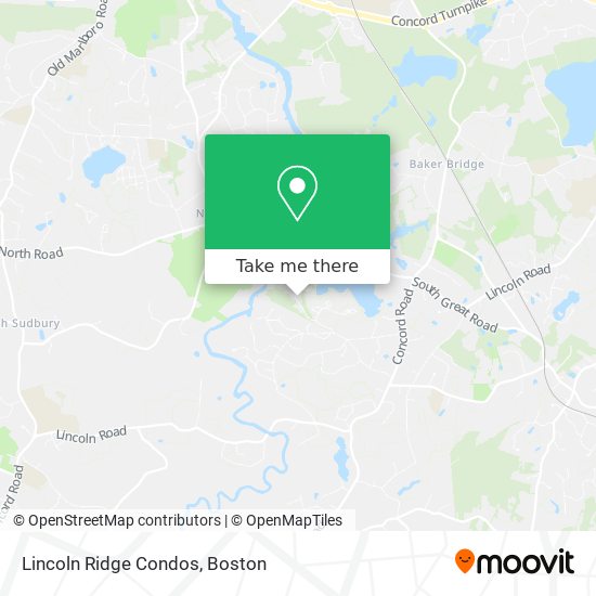 Mapa de Lincoln Ridge Condos