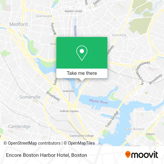 Encore Boston Harbor Hotel map