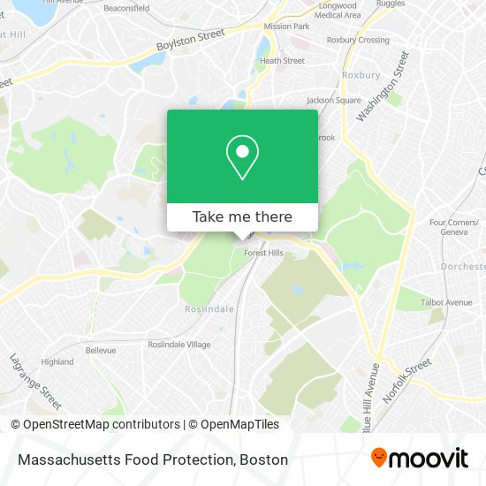 Massachusetts Food Protection map