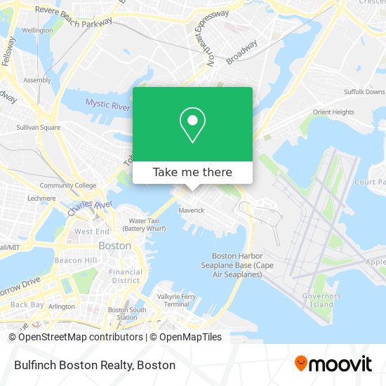 Bulfinch Boston Realty map