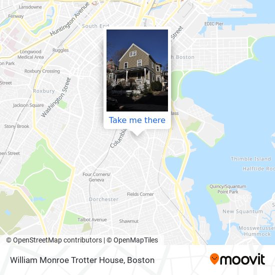 William Monroe Trotter House map