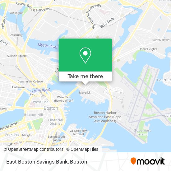 East Boston Savings Bank map