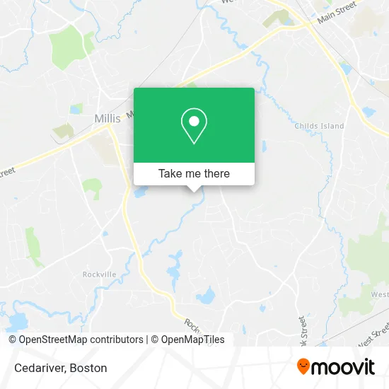 Cedariver map