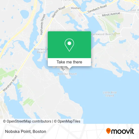 Nobska Point map