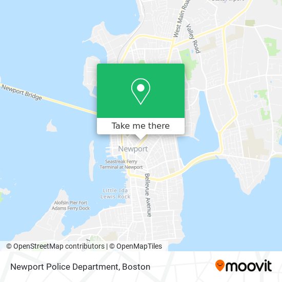 Newport Police Department map