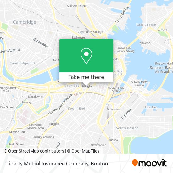 Mapa de Liberty Mutual Insurance Company