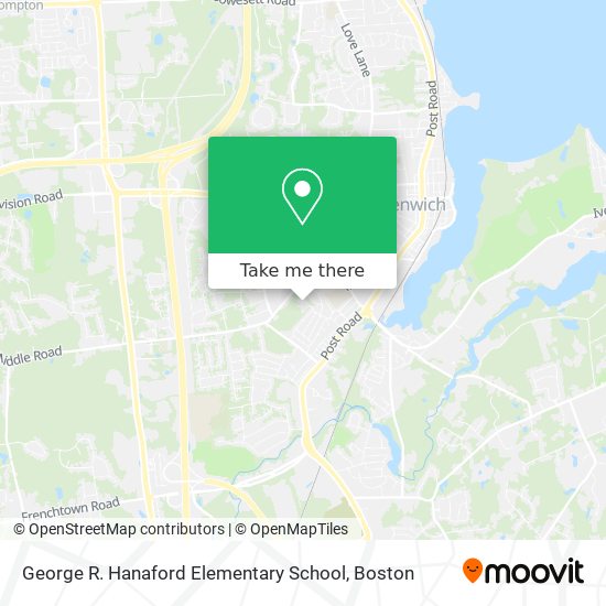 George R. Hanaford Elementary School map