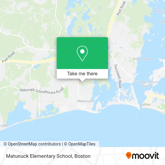 Matunuck Elementary School map