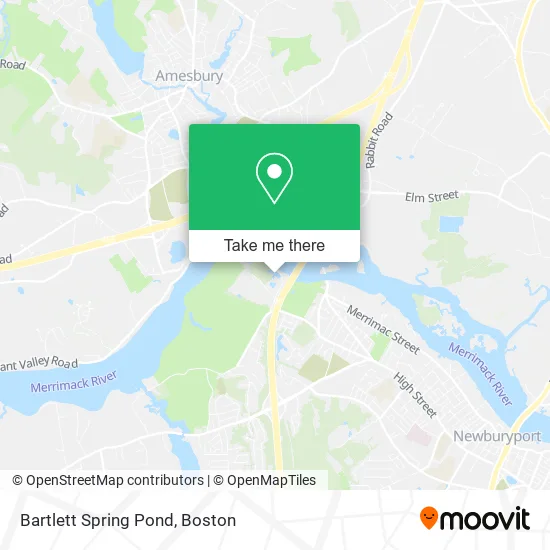 Bartlett Spring Pond map