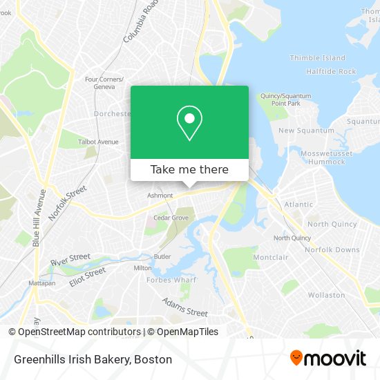Greenhills Irish Bakery map