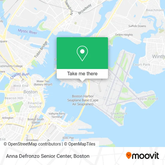 Anna Defronzo Senior Center map