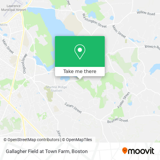 Gallagher Field at Town Farm map