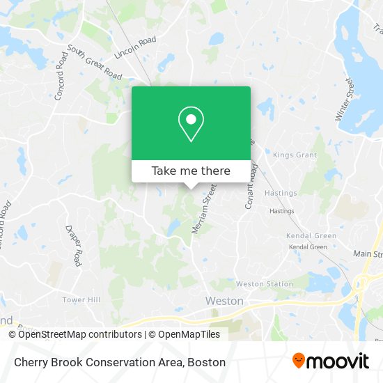 Mapa de Cherry Brook Conservation Area