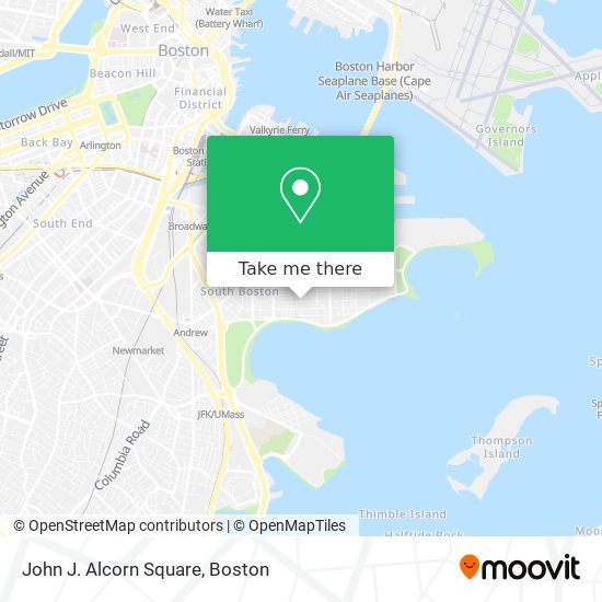 Mapa de John J. Alcorn Square