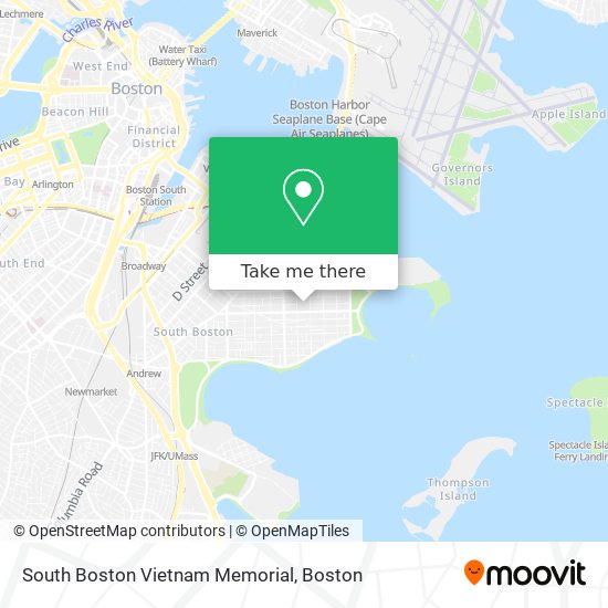 South Boston Vietnam Memorial map