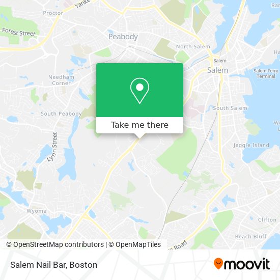 Salem Nail Bar map