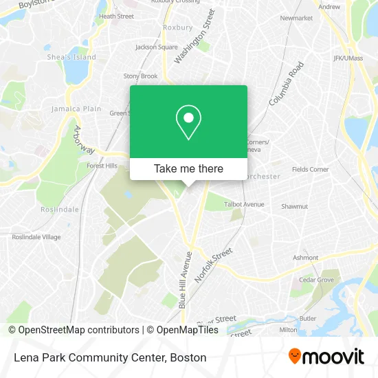 Mapa de Lena Park Community Center