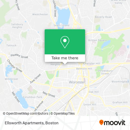 Mapa de Ellsworth Apartments