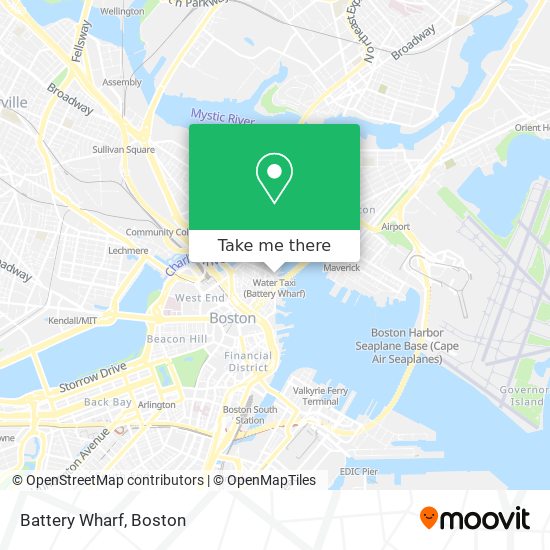 Battery Wharf map